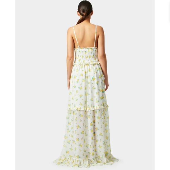 Betsey Johnson Marigold Ruffle Tiered Maxi Dress - Picture 2 of 8